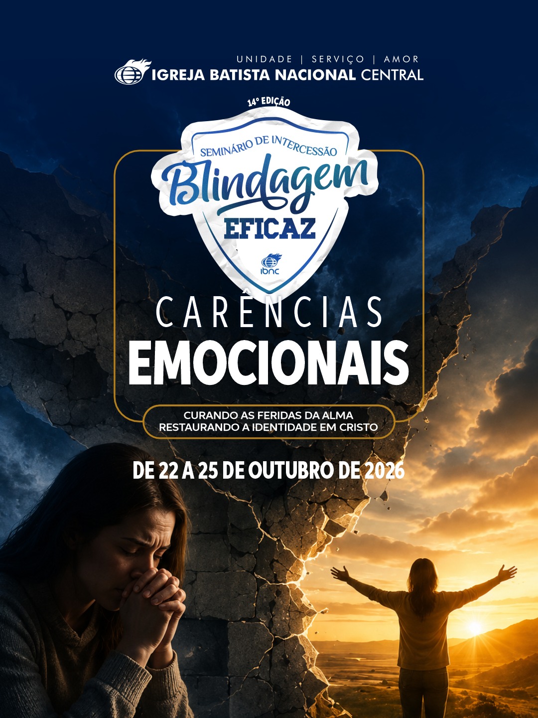 Arte da campanha SEMINÁRIO BLINDAGEM EFICAZ - 2026